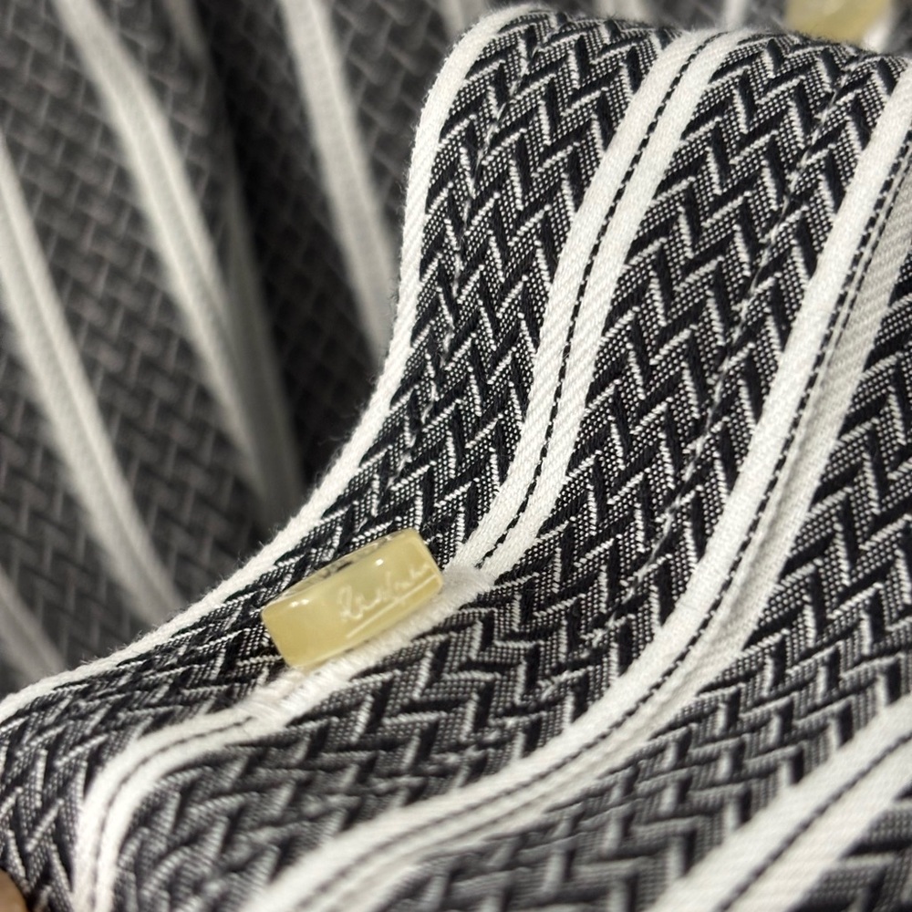 Robert Graham Black and White Striped Button Down Shirt - Picture 5 of 9